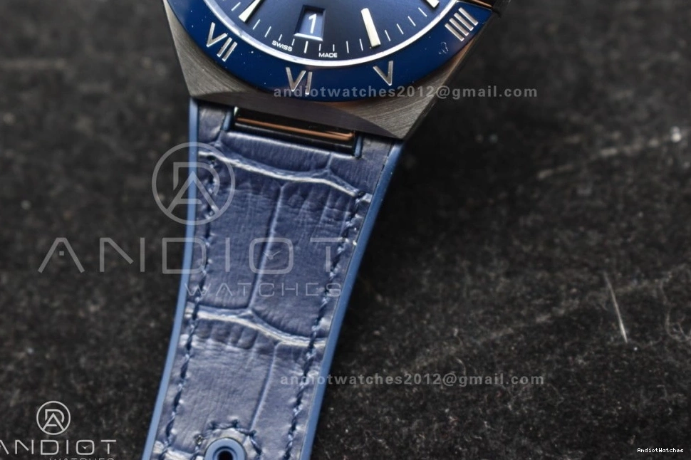 Blue SS Breathable Edition Best Ceramic Strap Super Blue Dial A8900 546 on 1:1 Constellation Gummy VSF Blue Clone 1209
